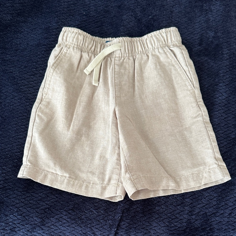 Old Navy Kids Linen Beige Shorts